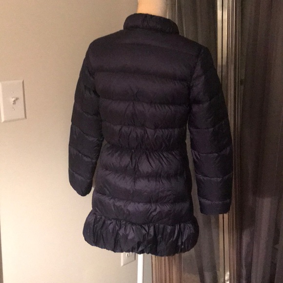 Navy feather down jacket - Picture 2 of 8